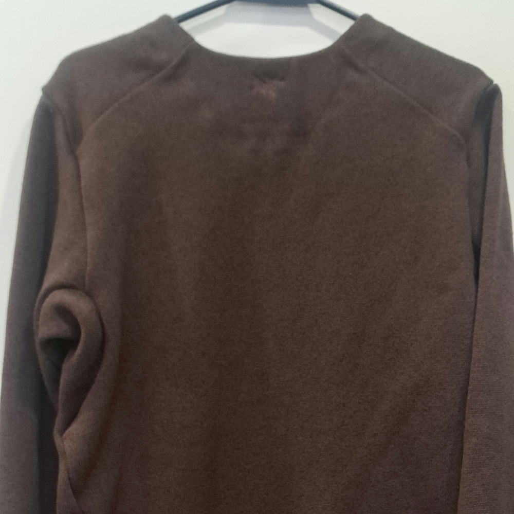 Arc'teryx Dark Brown Crewneck Sweater with Chest Pocket - Picture 3 of 3